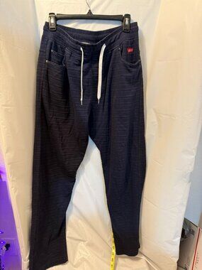 Levi's Navy Textured Knit Slim Fit Joggers XXL